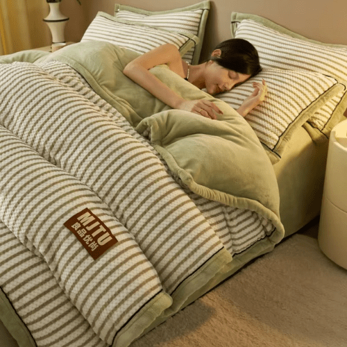 Couette Lestée Rayée | BestSleep™ - 7kg - Mon Repos Mérité