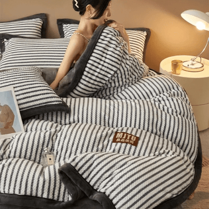 Couette Lestée Rayée | BestSleep™ - 7kg - Mon Repos Mérité