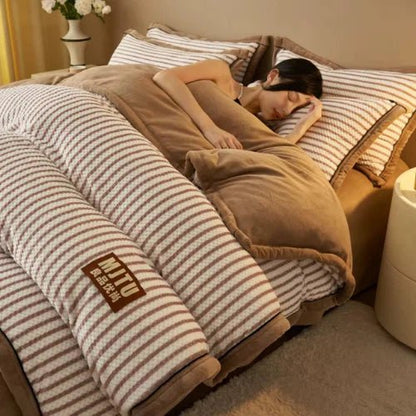 Couette Lestée Rayée | BestSleep™ - Mon Repos Mérité