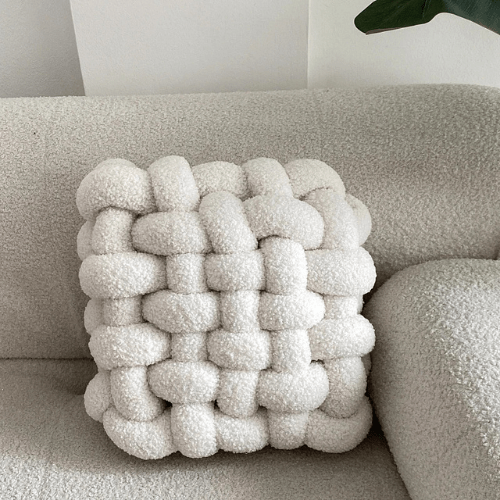 Coussin Décoratif Blanc - Mon Repos Mérité