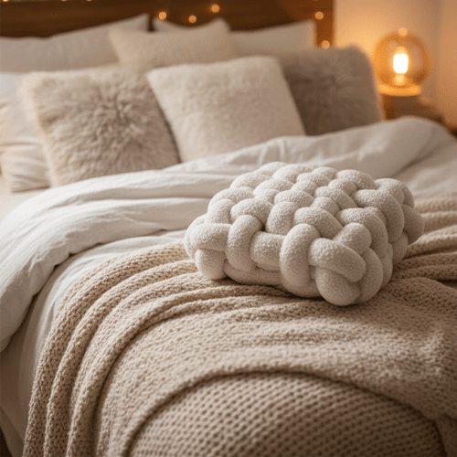 Coussin Décoratif Blanc - Mon Repos Mérité