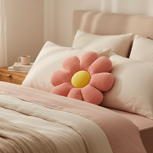 Coussin Marguerite - Mon Repos Mérité