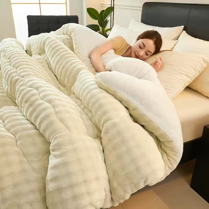 couverture lestée douce lovesleep blanc