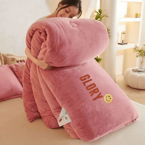 couverture lestée GloryNest rose