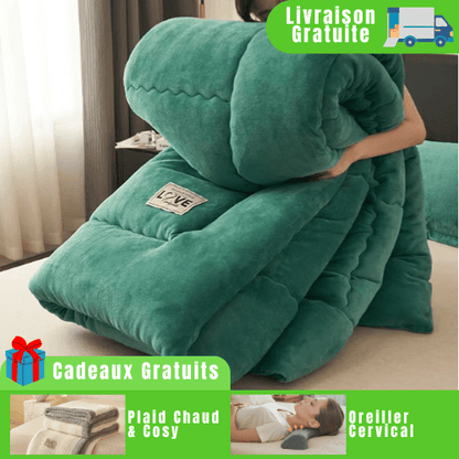 Couverture Lestée | LoveSleep™ + 2 Cadeaux Gratuits - Mon Repos Mérité