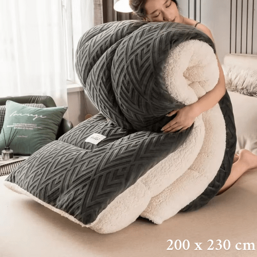 Couverture Lourde | Large - gris