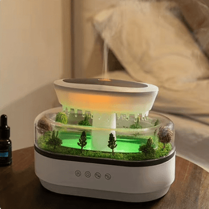 Diffuseur aux Huiles Essentielles - Pluie + Bruit Blanc - Mon Repos Mérité