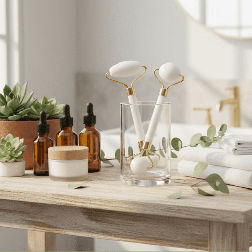 Ensemble Gua Sha Visage Blanc - 3pcs - Mon Repos Mérité