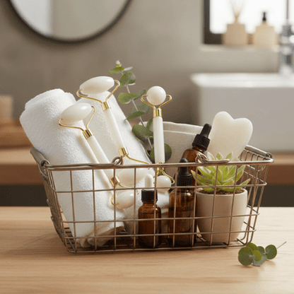 Ensemble Gua Sha Visage Blanc - 3pcs - Mon Repos Mérité