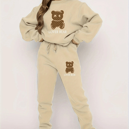 Ensemble Jogging Femme | Ours - 2pcs - Mon Repos Mérité
