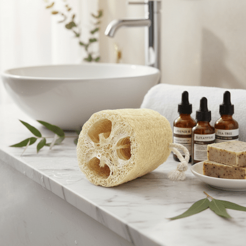 Ensemble Loofah Naturel - 2pcs - Mon Repos Mérité