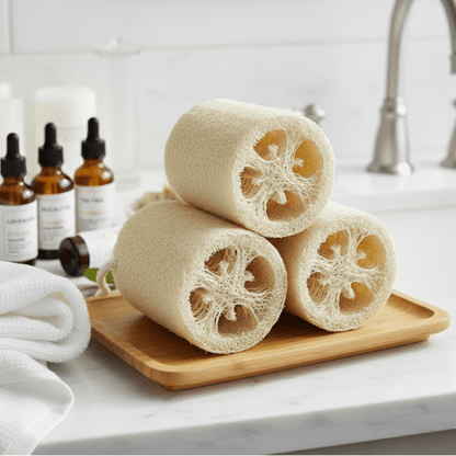 Ensemble Loofah Naturel - 2pcs - Mon Repos Mérité