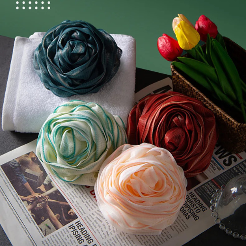  fleur de douche rose ultra-douce