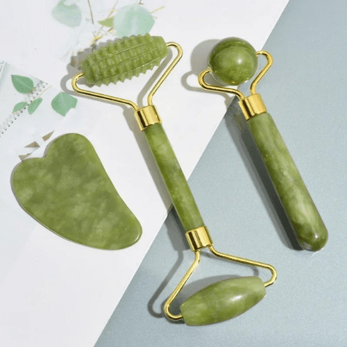 Gua Sha Naturel Vert - Mon Repos Mérité