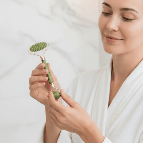 Gua Sha Naturel Vert - Mon Repos Mérité