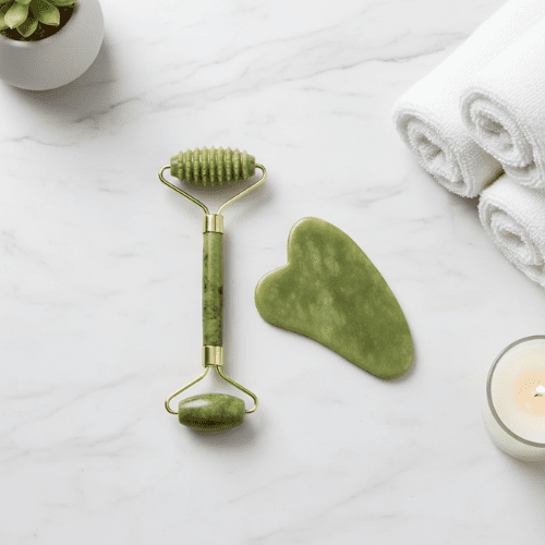 Gua Sha Naturel Vert - Mon Repos Mérité