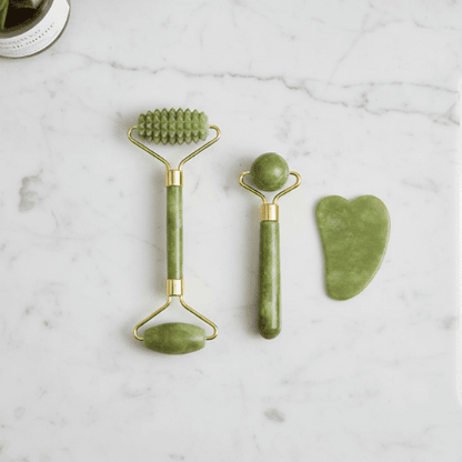 Gua Sha Naturel Vert - Mon Repos Mérité