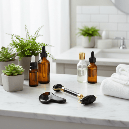 Gua Sha Visage Noir - 2pcs - Mon Repos Mérité