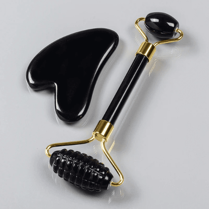 Gua Sha Visage Noir - 2pcs - Mon Repos Mérité