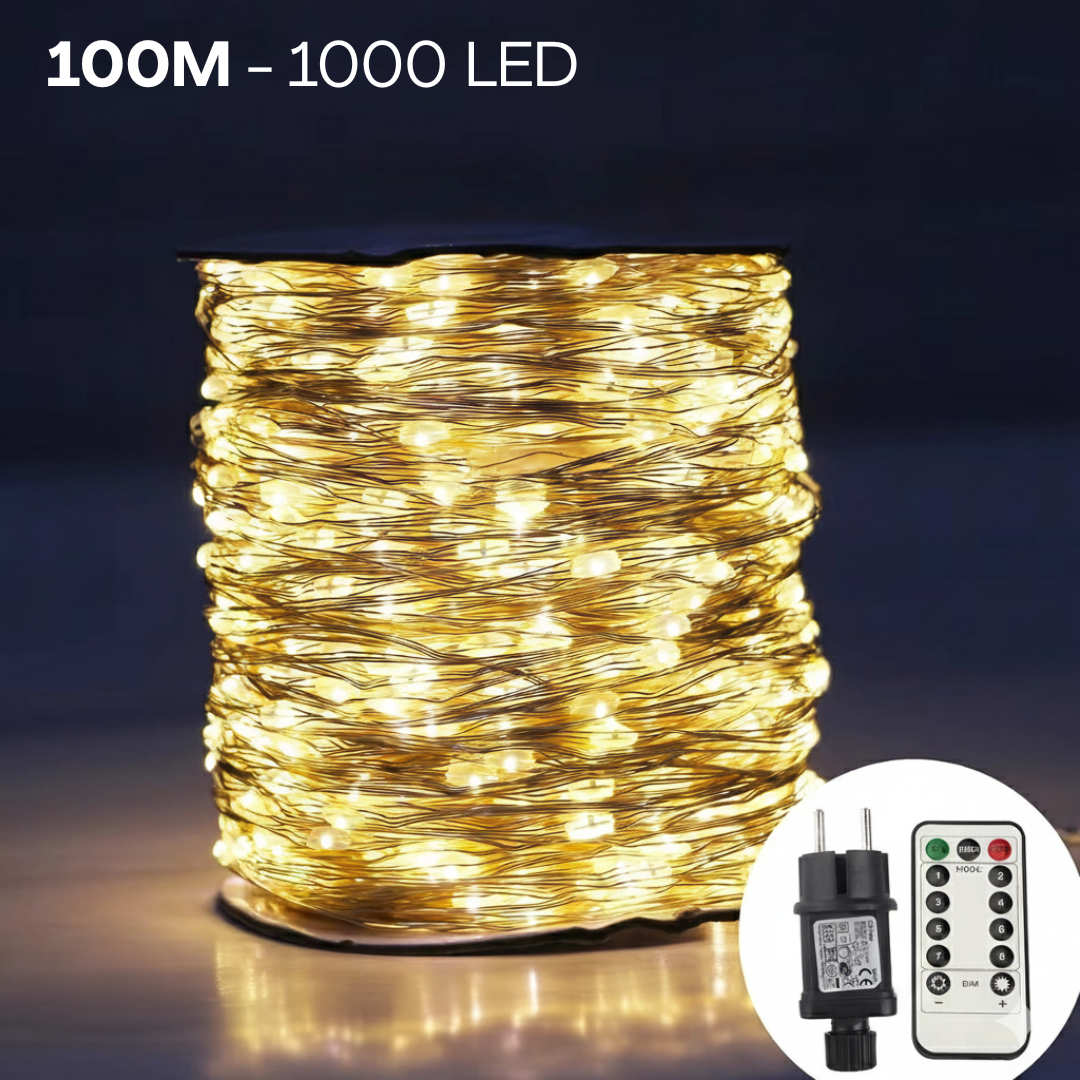 guirlande lumineuse apaisante de 100 mètre