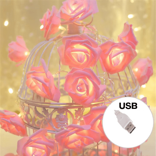 Guirlande Lumineuse Chambre - Rose 3/6/10M - Mon Repos Mérité