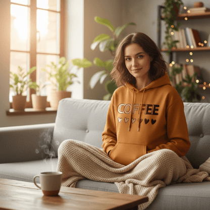 Hoodie Femme - Coffee Lover's - Mon Repos Mérité