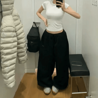 Jogging Femme Jambes Larges - Mon Repos Mérité