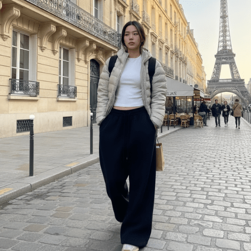 Jogging Femme Jambes Larges - Mon Repos Mérité