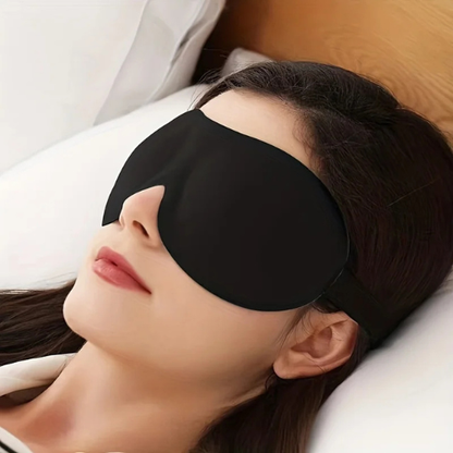 masque de sommeil sans nez porter par une femme