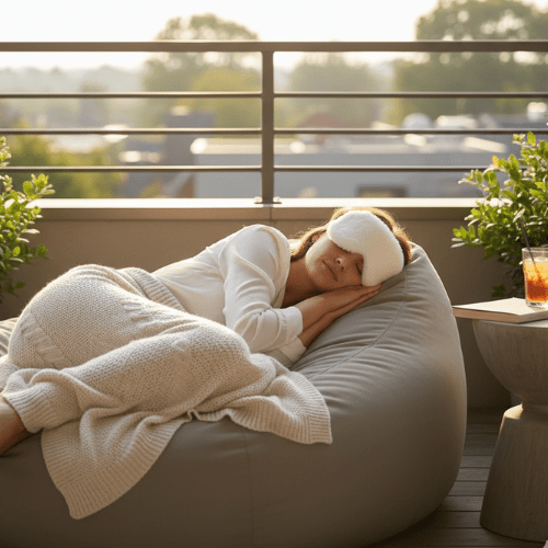 Masque Yeux Nuit en Peluche - Mon Repos Mérité