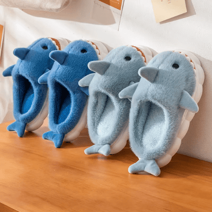 pantoufle femme confort requin de maison