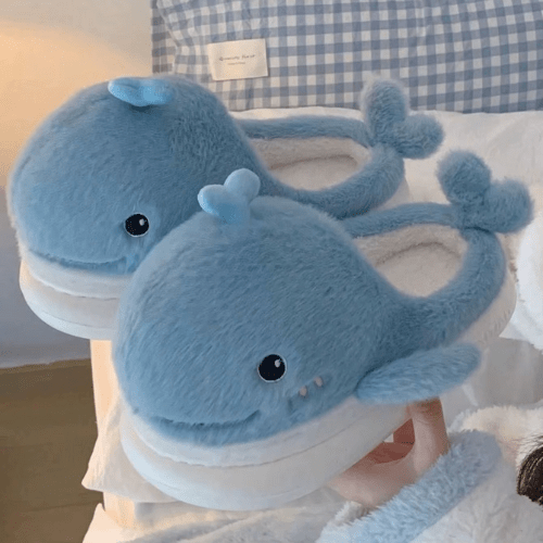 Pantoufles Femme | Baleine - Mon Repos Mérité