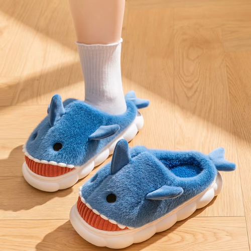 Pantoufles Femme Requin coton