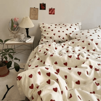 Parure de Lit - Coeur - Mon Repos Mérité