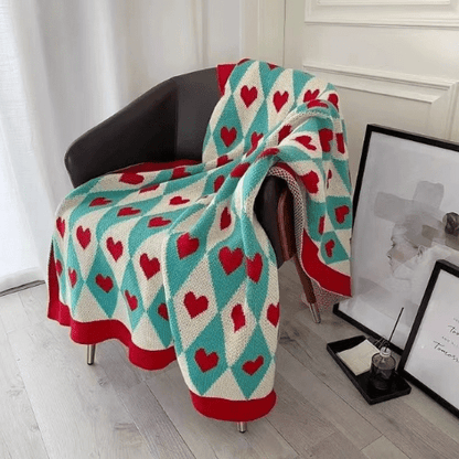Plaid Cocooning - Coeur - Mon Repos Mérité