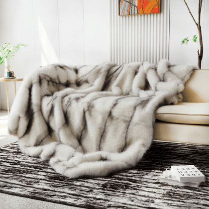 Plaid Doux Fausse Fourrure | Noctia™ - Mon Repos Mérité