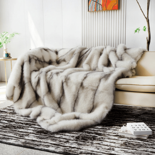 Plaid Doux Fausse Fourrure | Noctia™ - Mon Repos Mérité