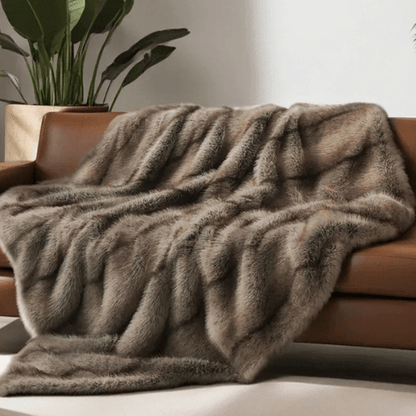 Plaid Doux Fausse Fourrure | Noctia™ - Mon Repos Mérité