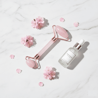 Rouleau de Jade Rose | Massage Facial - Mon Repos Mérité