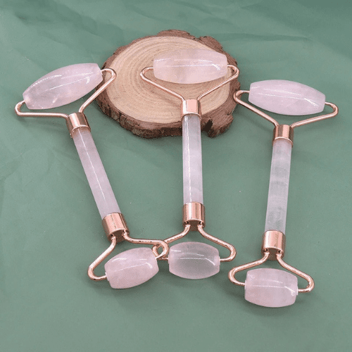 Rouleau de Jade Rose | Massage Facial - Mon Repos Mérité