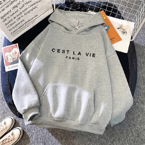 Sweat a Capuche - "C'est la Vie" - Mon Repos Mérité