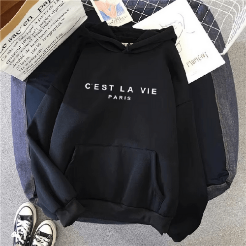 Sweat a Capuche - "C'est la Vie" - Mon Repos Mérité